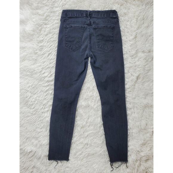 Mother The Looker Black Skinny Jeans 27 / 4 - Picture 10 of 12